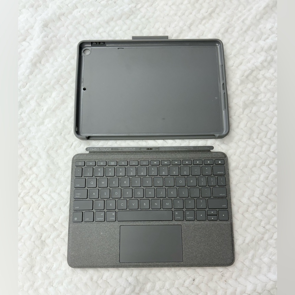 Logitech Gray Tablet Keyboard Case